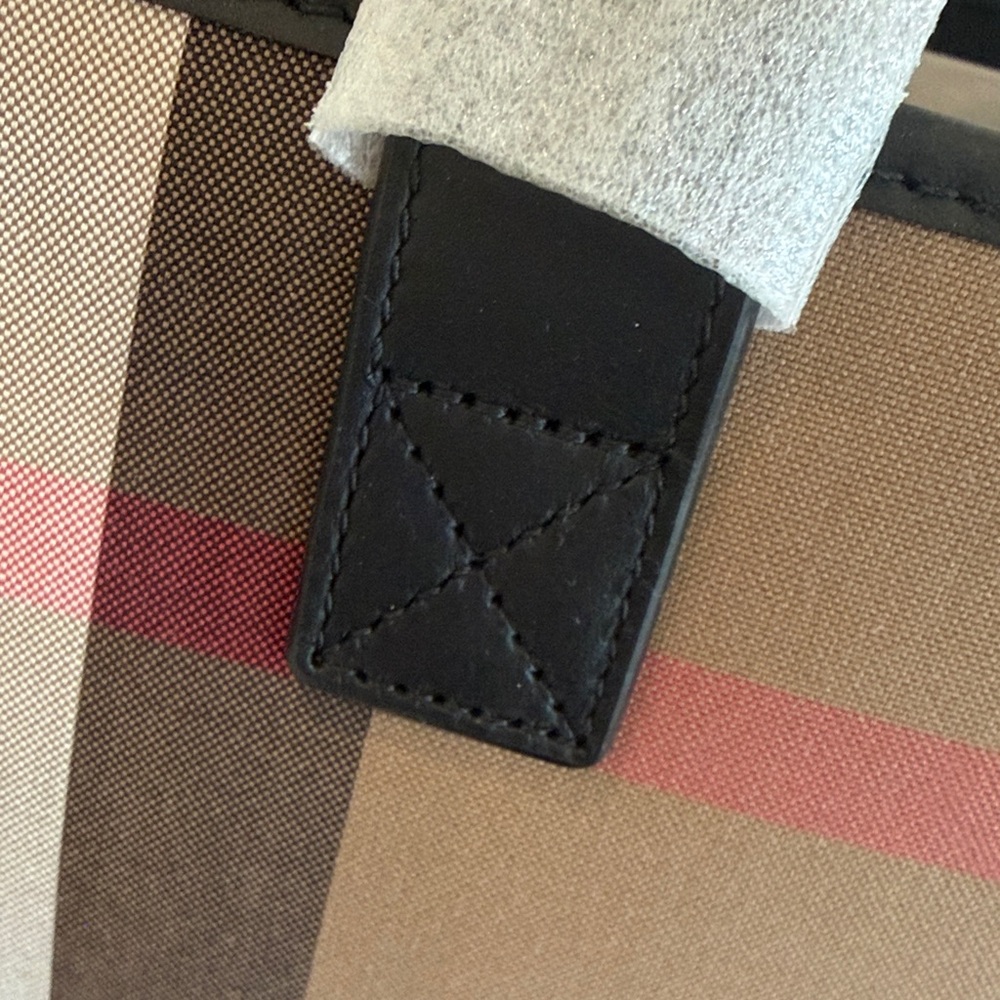 Burberry Medium Taupe Brown
Check Book Tote Bag - Picture 3 of 12